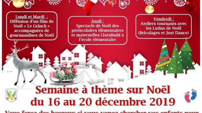 Affiche semaine à thème Noël_resultat